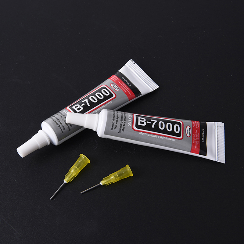 Pegamento de B-7000 para reparación de vidrio, pegamento multiusos para reparación de pantalla táctil de teléfono móvil, DIY, el mejor adhesivo de resina epoxi, 9ml, 2 uds.