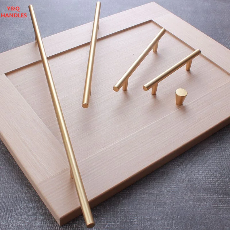 Tay Cầm Tủ Ngăn Kéo Đồ Dùng Nhà Bếp Tay Cầm Cho Tủ Nút Vặn Cửa Ngăn Kéo Đồ Dùng Nhà Bếp Ngọc Trai Vàng Đơn Giản Phần Cứng