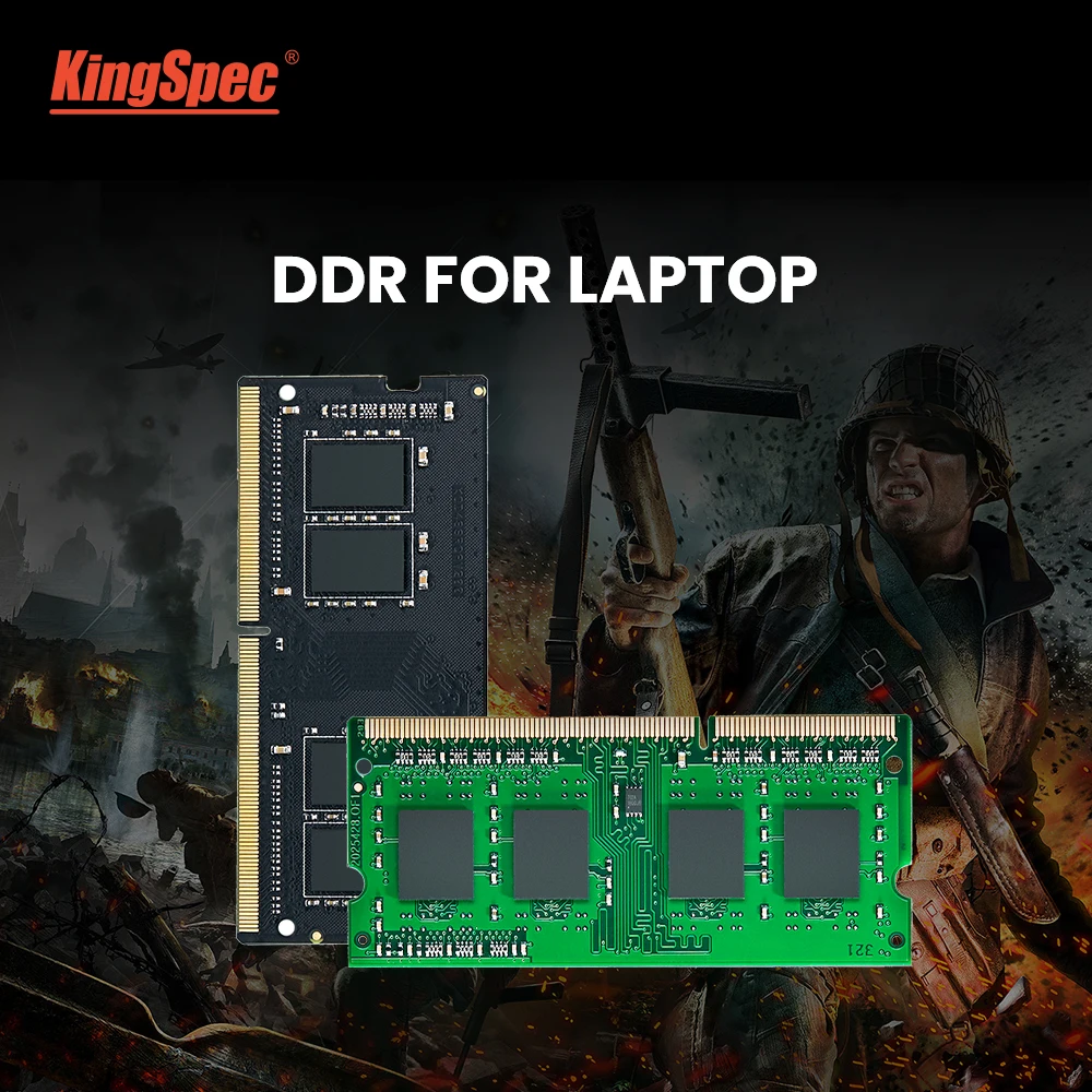 KingSpec Memoria Ram Ddr4 4GB 8GB 16GB 3200MHz 2666 3200 Cho Laptop Notebook Memoria RAM DDR4 1.2V RAM