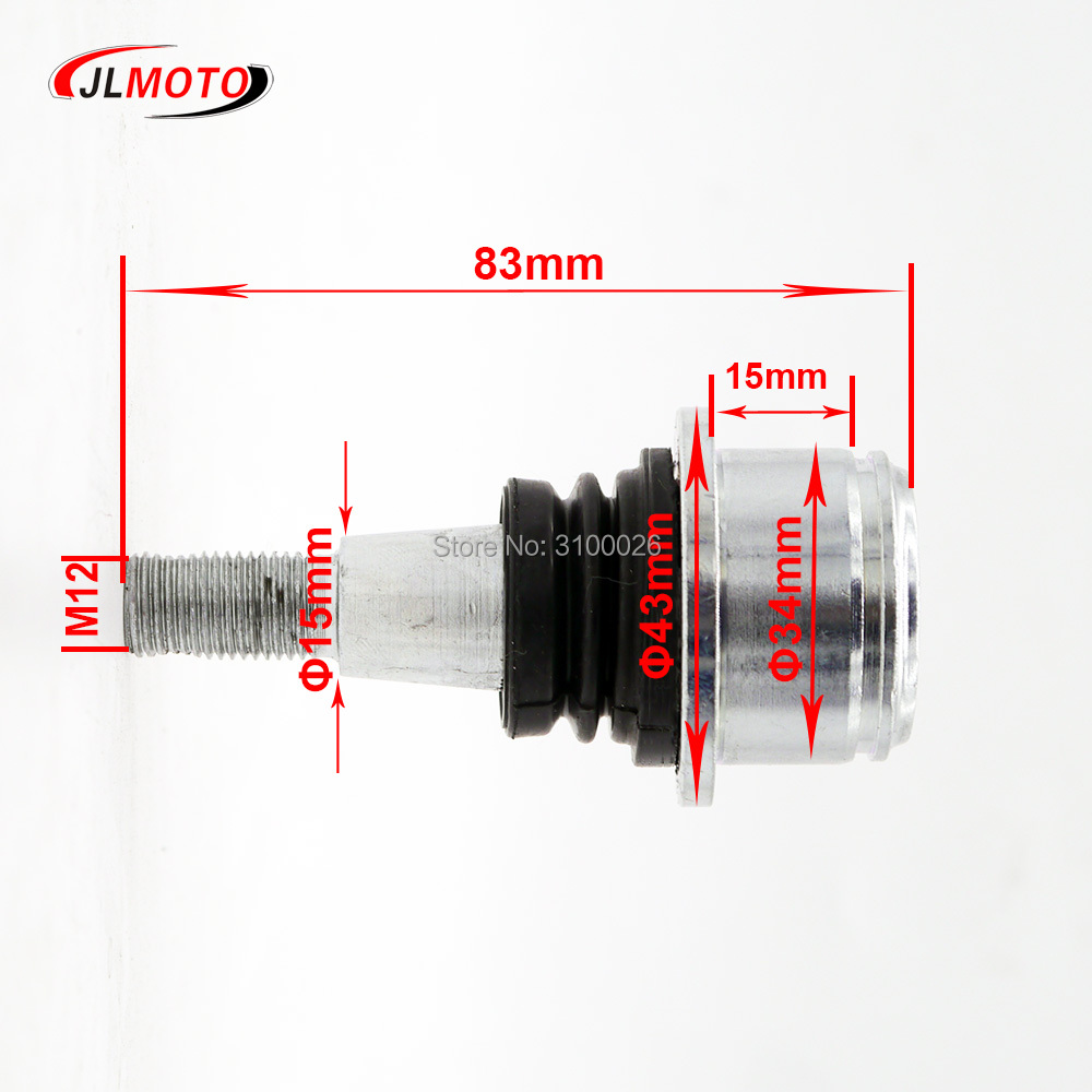 Oberer unterer Kugelgelenksatz passend für Schwinge ATV UTV QUAD Can-Am 706202045 706202044   Maverick Max Outlander 1000