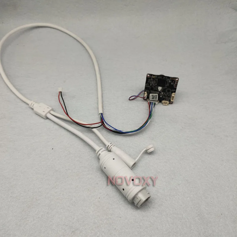 Cable PoE de 48V a 12V con cámara IP de Audio CC, Cable RJ45, módulo PoE integrado para módulo de placa de cámara IP CCTV