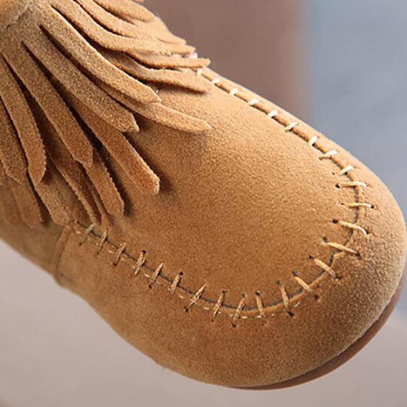 Mode Kinder Stiefel Mädchen Quaste Kurze Booties Faux Wildleder Stiefel Prinzessin Mädchen Stiefel Herbst Winter Kinder Schuhe CSH1171