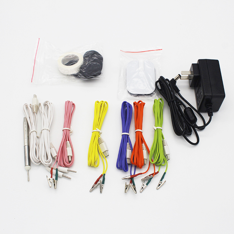 Electro การฝังเข็มเครื่องกระตุ้นประสาทและกล้ามเนื้อ Electroacupuncture therapy 6 รูปคลื่น 6 เอาต์พุต EMS Massager