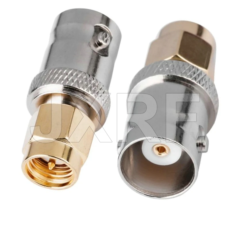 2 Chiếc SMA Nam Nữ Sang BNC Nam Nữ Adapter Dành Cho Các Thiết Bị Mạng LAN Không Dây, Cáp Đồng Trục, WiFi hàm Hay Máy Bộ Đàm Cầm Tay,
