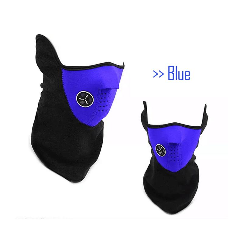 Protector de cuello Unisex para invierno, bufanda cálida, cubierta de máscara facial, protección de capucha, ciclismo, esquí, deportes al aire libre, forro polar cálido, bicicleta, media cara