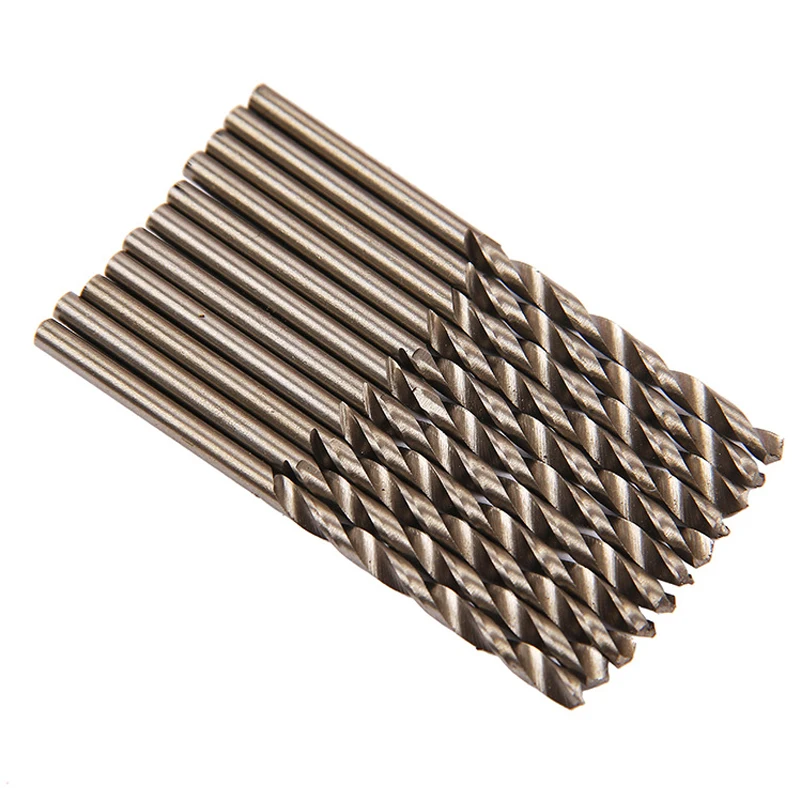 10 Chiếc 0.5 Đến 5.2Mm HSS 4241 Xoắn Mỹ Khoan Thẳng Vít Khoan Micro Thẳng Vỏ Gỗ Dụng Cụ khoan Điện Mũi Khoan Xoắn