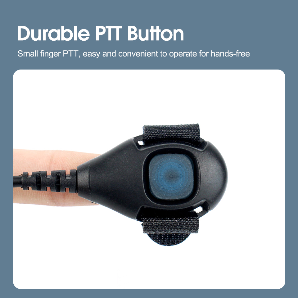 Retevis 2Pin Walkie Talkie наушник мягкий Микрофон за головой гарнитура палец PTT для BAOFENG UV-5R H777 для Quansheng UV K5 K6