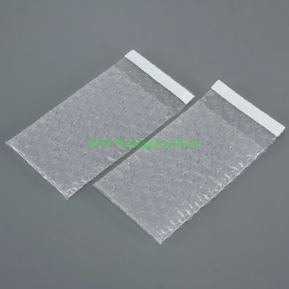 100 PCS 3 "X 5" + 0.8 "(80X130 + 20มม.) air Bubbleพลาสติกอิเล็กทรอนิกส์บรรจุภัณฑ์โพลีบรรจุซอง