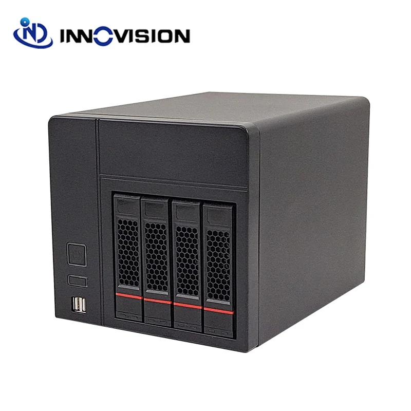 Chất Lượng Cao Mới Tooless Screwless Ổ Cứng 4 HDD Vịnh Lưu Trữ Nas Ốp Lưng