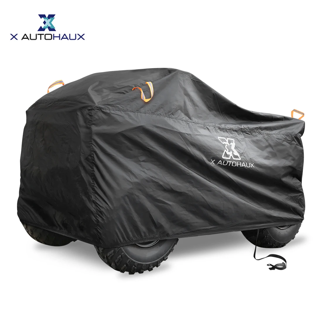 X Autohaux Quad ATV cubierta impermeable a prueba de nieve Anti-UV Protector de playa con tiras reflectantes Universal Quad Bike ATV cubierta