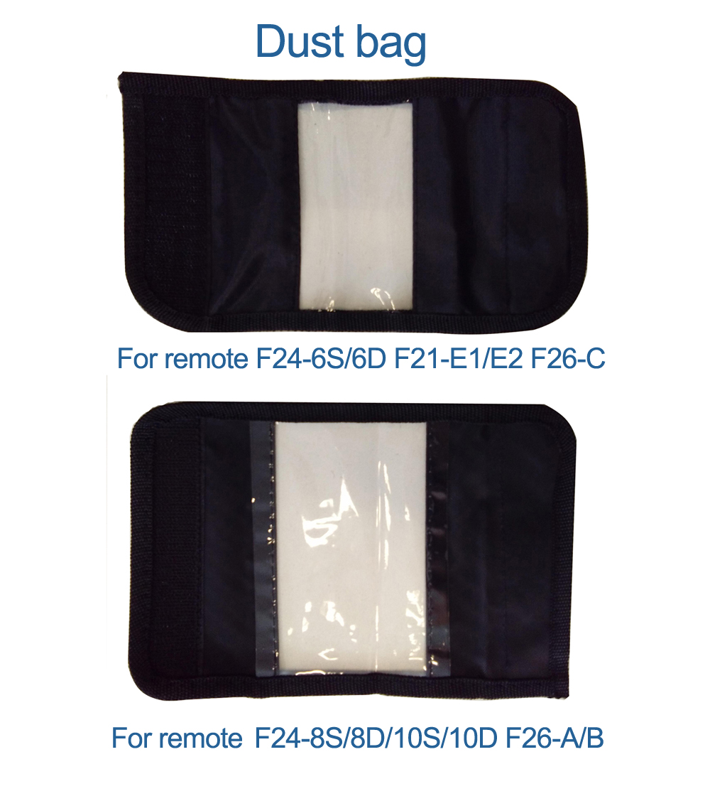 Télécommandé industriel sans fil grue palan radio télécommande anti-poussière sac à poussière pour F21-E1 F21-E2 F24-8D F24-10D