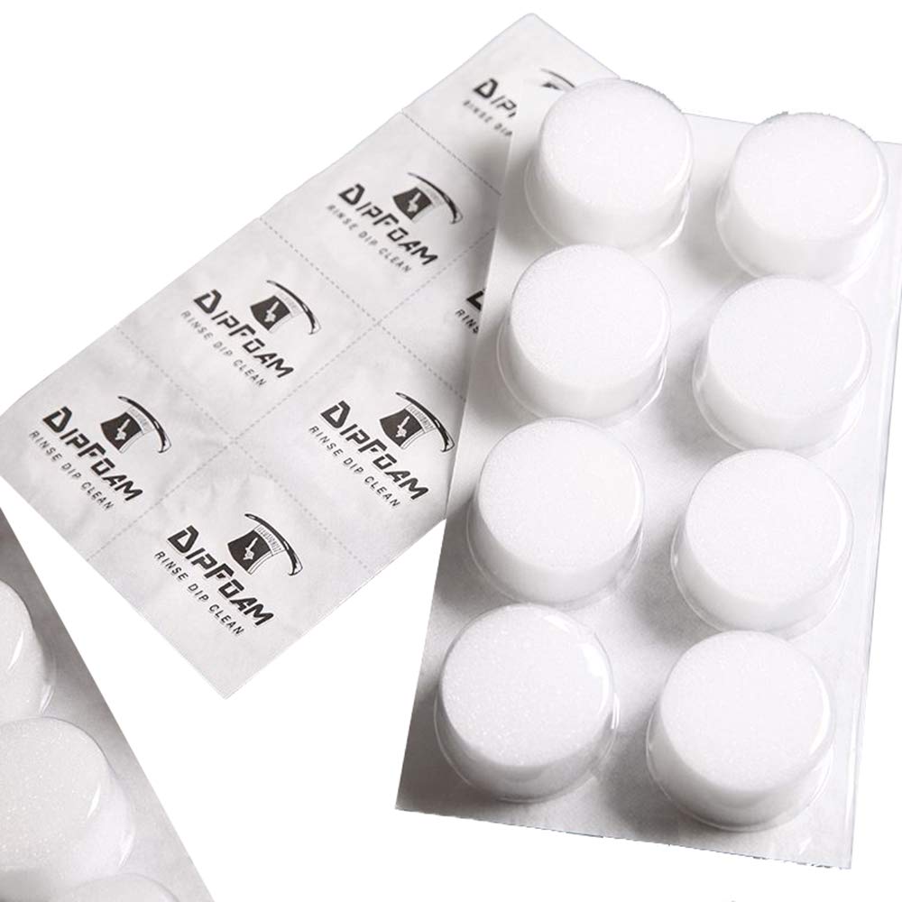 48/24/12/6/3PCS Tattoo Disposable Dip Foam Sponge Caps Cups Cleaning for Needle and Tip Rinse Dip Clean Tattoo Accessories