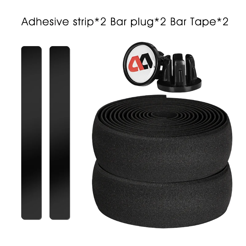 Tây Đi Xe Đạp Xe Đạp Đường Bộ Dây Quấn Giảm Chấn Chống Trơn Trượt Len Với Thanh Cấp Phích Cắm Câu Đi Xe Đạp Đỡ Thanh dây Băng 2 Chiếc