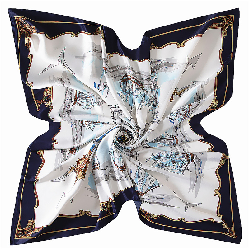 新しいヨーロッパとアメリカの古典的な新セーリングレディース高級ブランドスカーフ人間サンドバッグヒジャーブスカーフバンダナ130センチメートルラージスクエアスカーフ