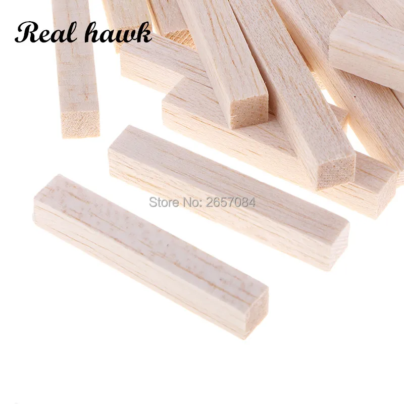 4X4X50/80/100/130/150 Mm Vuông Gỗ Balsa Dính Bằng Gỗ Dowel thanh Chặn Cho Trẻ Em Làm Mô Hình Đồ Trang Trí DIY