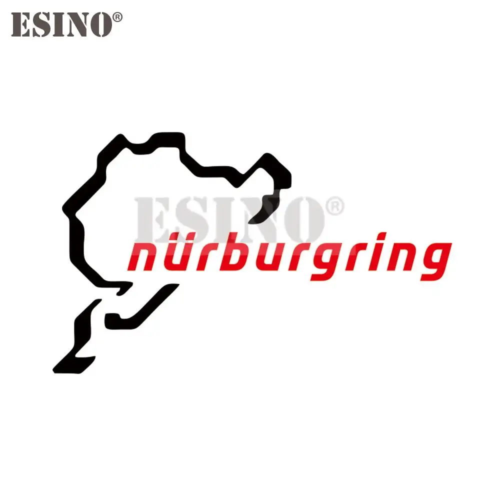 Kiểu Dáng Xe Sáng Tạo Ngộ Nghĩnh Thời Trang Decal Nurburgring Xe Máy Thể Thao Đua Xe Đường Nhựa PVC 3D Khắc Miếng Dán Toàn Bộ Cơ Thể Bộ Phim Vincy