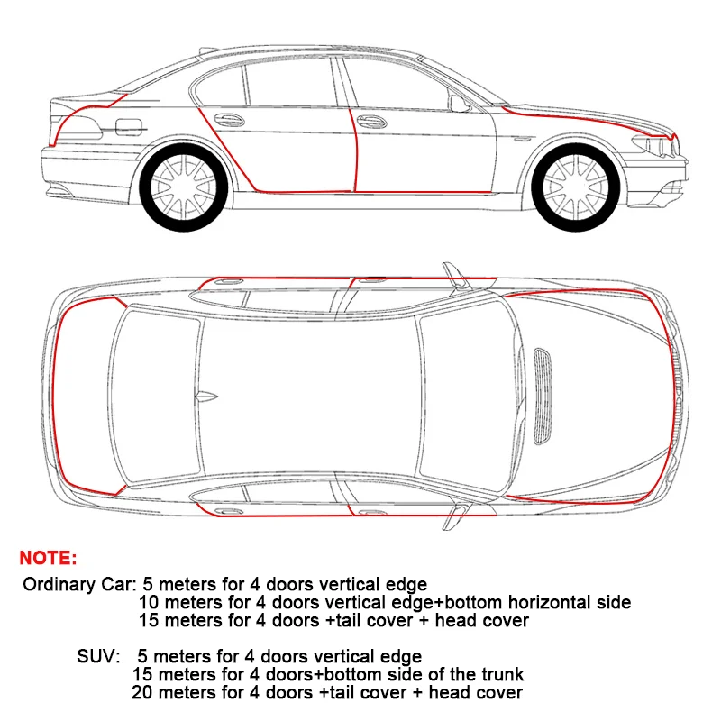 SEAMETAL รถประตู EDGE Protector GUARD U รูปร่างขอบซีล Strip Anti-Scratch WEATHER Strip กันน้ํา Soundproof แถบปิดผนึก