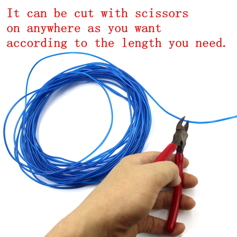 Luz de neón Flexible 1M/2M/3M/5M/10M EL cable Led neón fiesta de baile atmósfera decoración lámpara RopeTube tira Led Multicolor impermeable