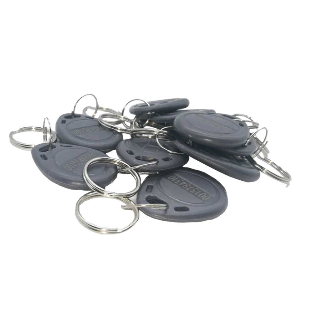 10PCS อ่านเท่านั้น TK4100 Proximity 125Khz RFID Keyfobs Card Access Control Key Chain การ์ด