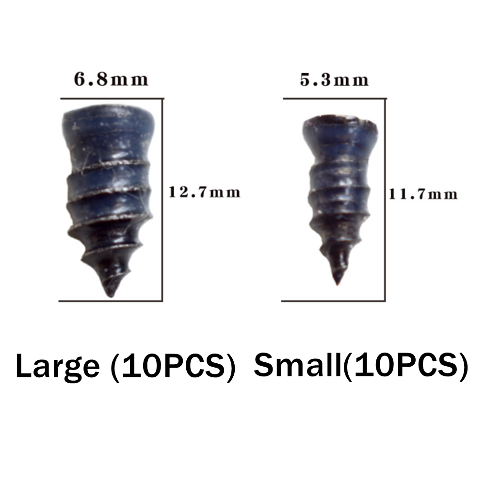 20 Chiếc Lốp Sửa Chữa Móng Tay Sửa Chữa Cao Su Vít Tự Tháo Lốp Xe Đinh Nhọn Hút Chân Không Lốp Xe Máy Đâm Thủng Gai Sửa Chữa lốp Xe Ô Tô