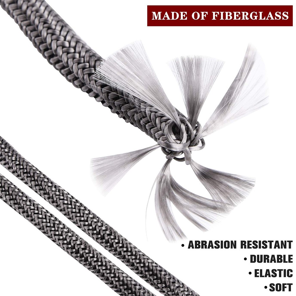 9/14/16 ミリメートルストーブドア暖炉コード薪ストーブシールロープグラスファイバー高温黒ガスケットコード 2 メートル