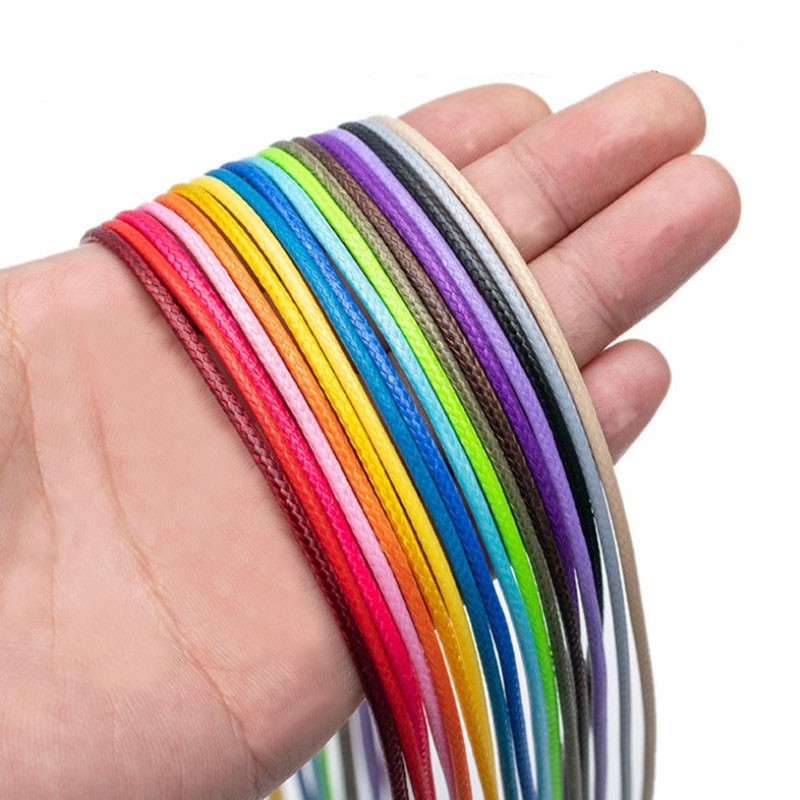 10 pçs 1.5/2mm cordão de couro real colar com fecho corda trançada ajustável para fazer jóias diy colar pulseira