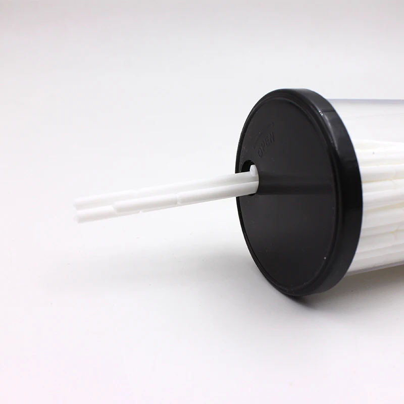 100PCSแปรงขนตาปลอมSwabสีเขียว/สีขาวขนตาส่วนบุคคลถอดMicrobrushes Eyelashes Extension Applicatorsเครื่องมือ