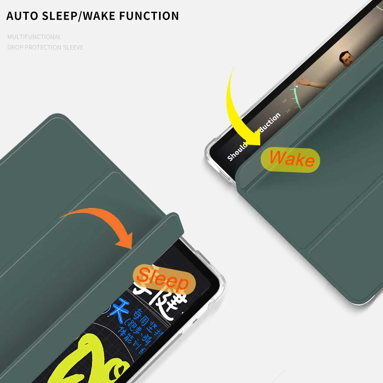 Casing untuk iPad Generasi Ke-8 2020 iPad 7th Gen 2019 Tutup Pelindung Folio Silikon dengan Tempat Pensil A2270/A2428 /A2429 Funda