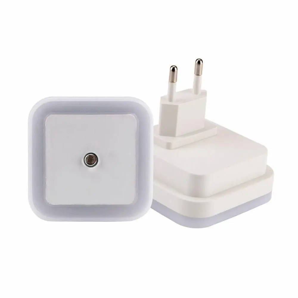 Mini luz LED nocturna enchufable de pared, lámpara de noche con Sensor automático para dormitorio, habitación de niños, pasillo, escaleras, UE/EE. UU., 110V, 220V