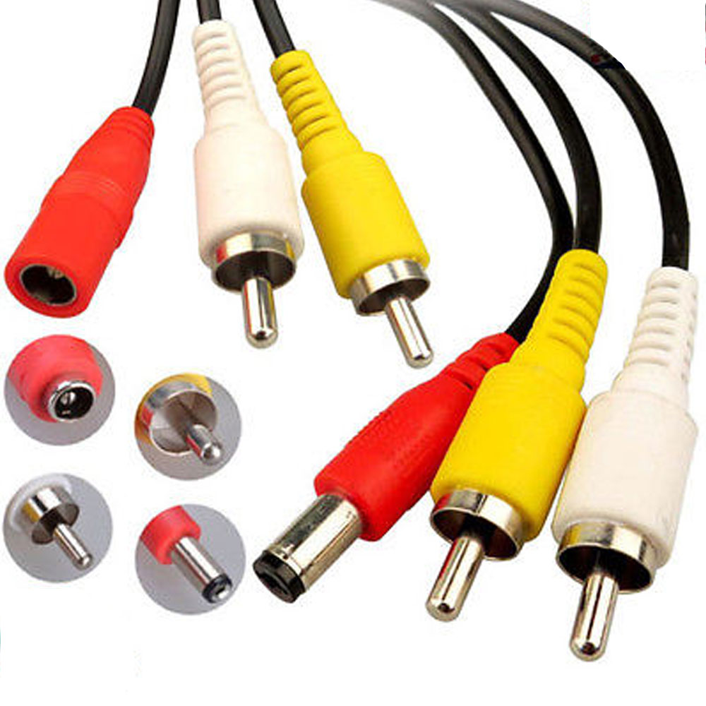 Camera Quan Sát Camera Nối Dài Cáp Âm Thanh RCA Video Phono Cung Cấp Điện Dẫn 5M Đến 15M