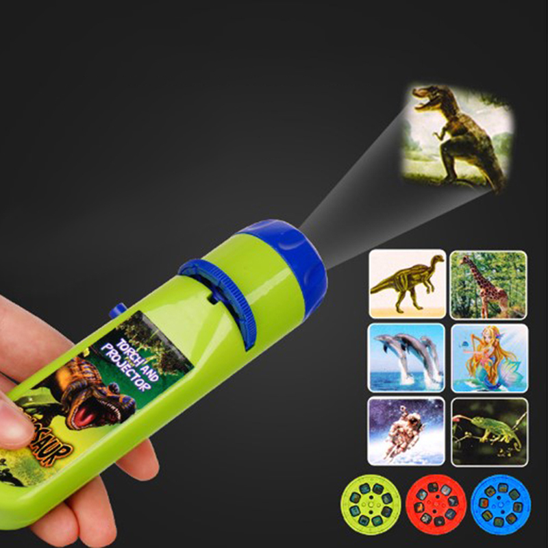 Chiếu Đèn Pin Trẻ Em Đèn Chiếu Hoạt Hình Dễ Thương Đồ Chơi Đêm Ảnh Hình Ảnh Sáng Giờ Đi Ngủ Học Đồ Chơi Ngộ Nghĩnh