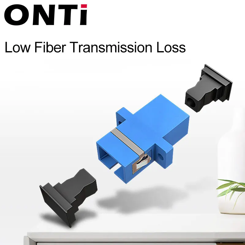 ONTi 50-400 шт. адаптер для оптоволоконного разъема SC/UPC SM фланец одномодовый симплекс SC-SC APC соединитель оптовая продажа