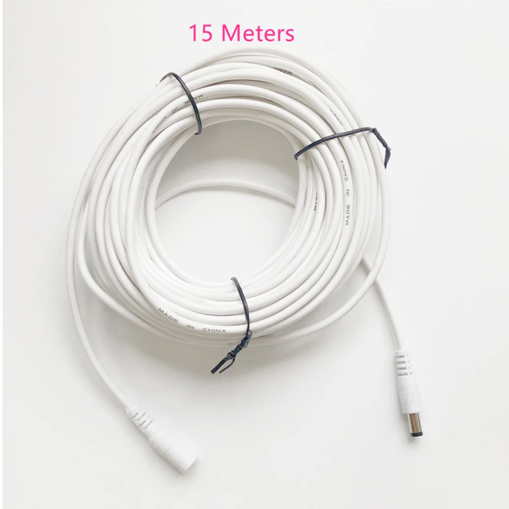 DC 12V Power Adapter Extension Cable 5.5*2.1มม.ชายหญิงสายไฟขยายสายไฟสำหรับกล้องวงจรปิดกล้อง Router