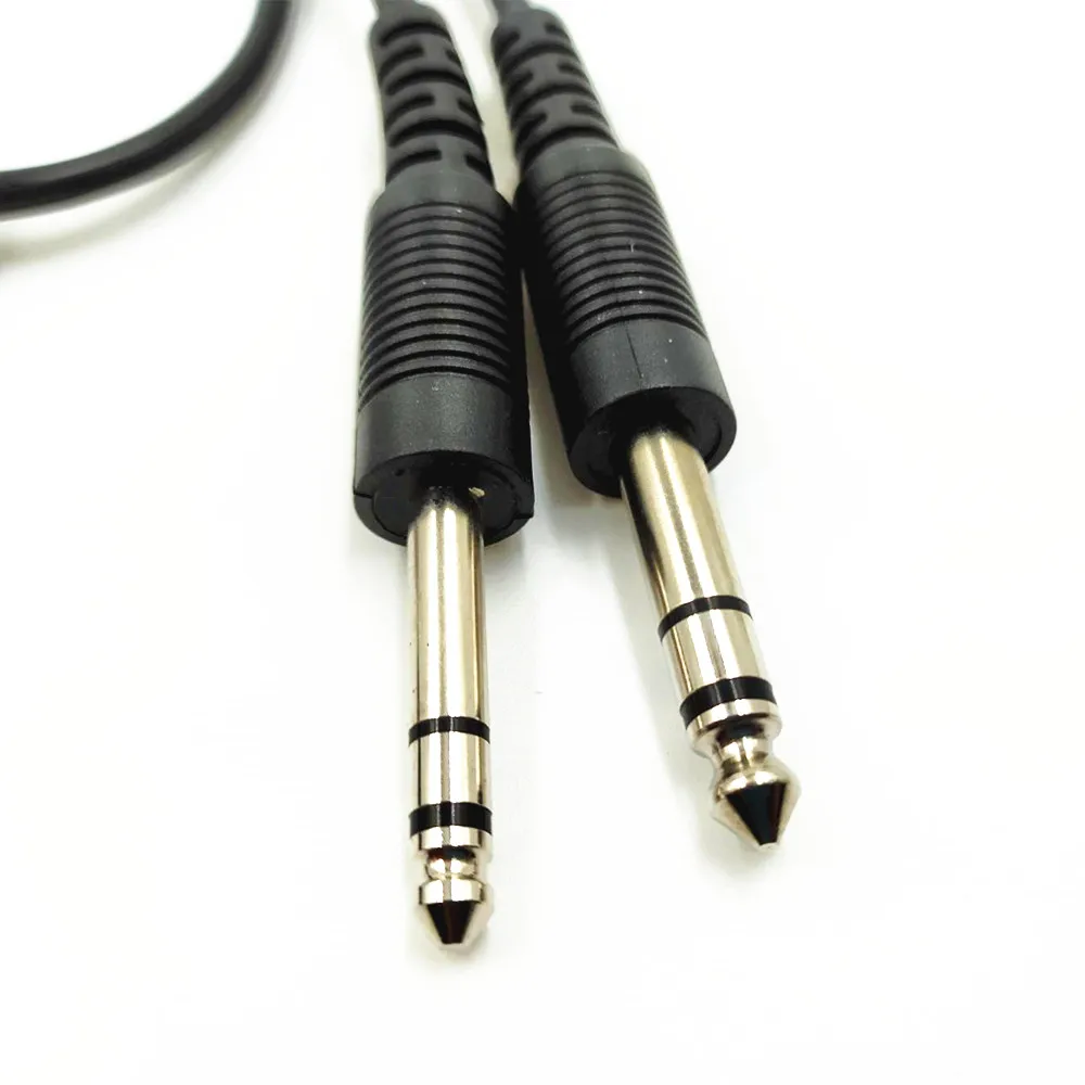 Frtためエアバスxlr gaデュアルプラグ5ピンヘッドセットアダプタケーブル航空ヘッドホンケーブルイヤホンアクセサリー
