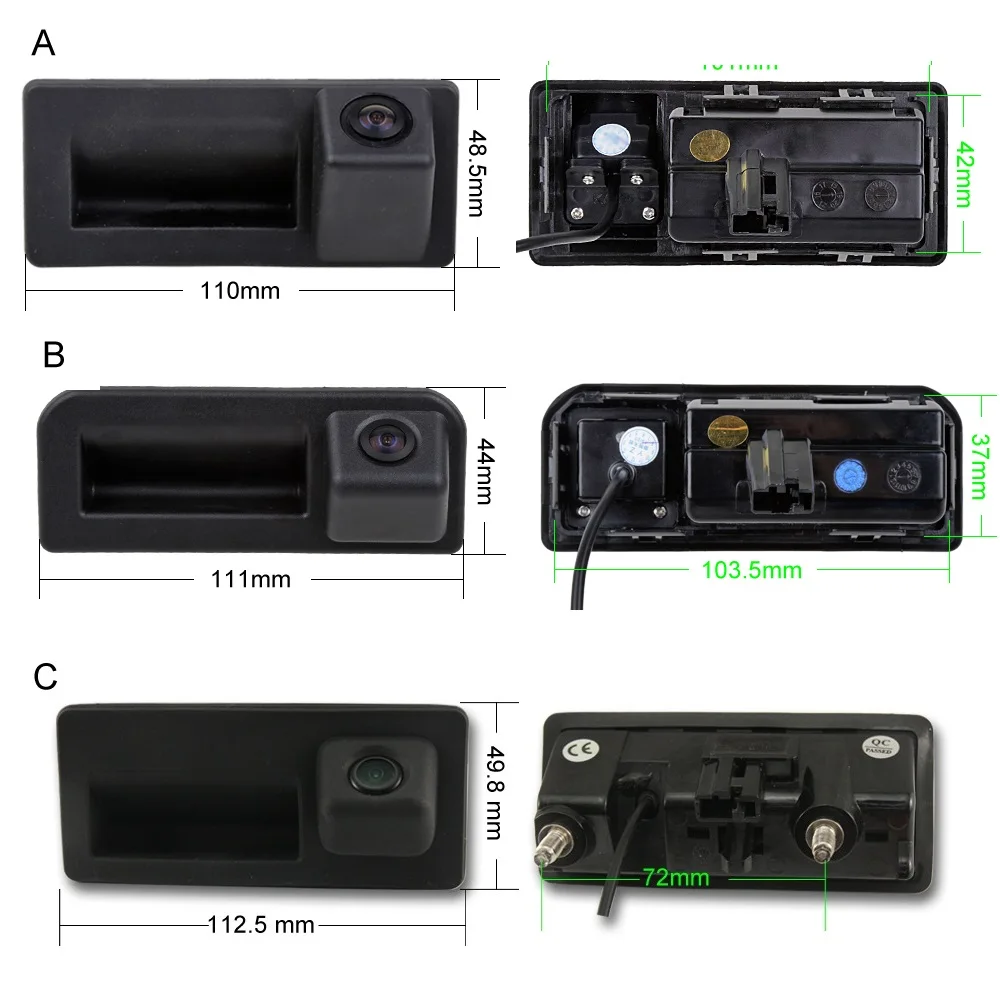 SINOSMART Xi Nhan CanBus Đảo Chiều Năng Động Quỹ Đạo Bãi Đậu Xe Máy Ảnh Cho Skoda Octavia Volkswagen Tiguan 187B 280 MQB PQ Audi A5 Q5 Q2