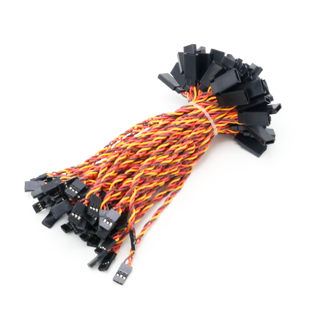 10 stücke 10/15/30/50/100 cm Servo Verlängerung Kabel 30/60 core Für Futaba JR anti-interferenz Servo Für RC Hubschrauber Teil/