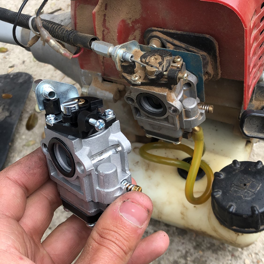 15 ミリメートルキャブレター 40cc-49cc ミニスクーター ATV Strimmer 草カッターチェーンソー炭水化物ガソリン刈払機オートバイアクセサリー