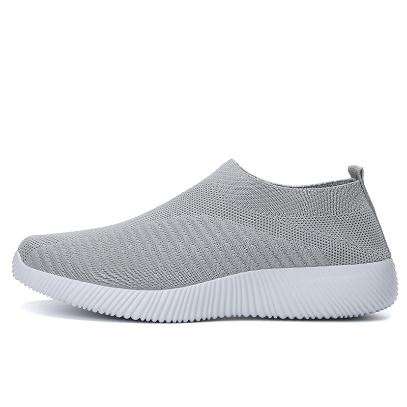 Mulheres sapatos vulcanizados de alta qualidade tênis deslizamento em apartamentos sapatos femininos mocassins plus size 42 andando plana
