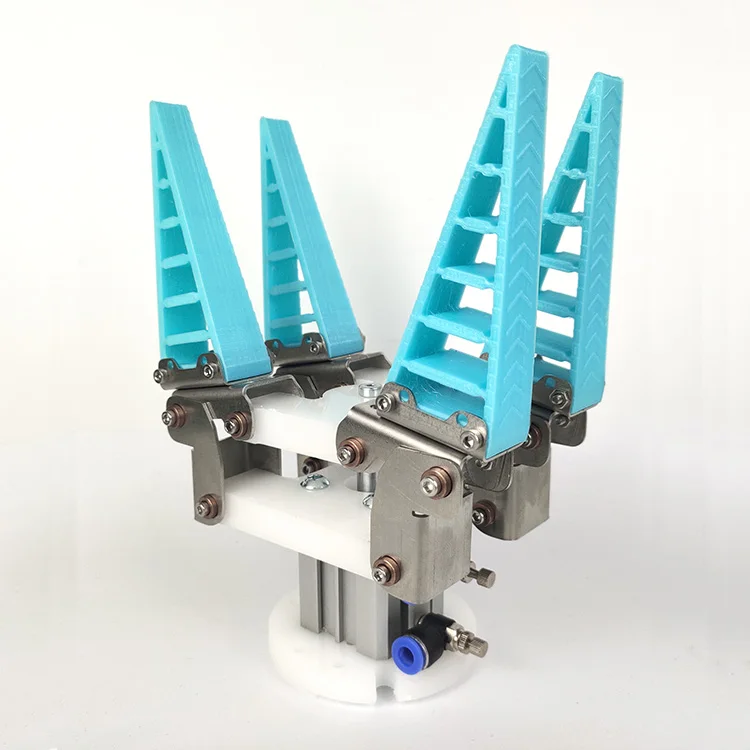 Nóng Công Nghiệp Linh Hoạt Móng Vuốt Bằng Khí Nén Điện Thích Ứng Mềm Ngón Tay Kềm Kẹp Càng Cho 3Kg Tải Trọng Lớn Cánh Tay Robot Kẹp