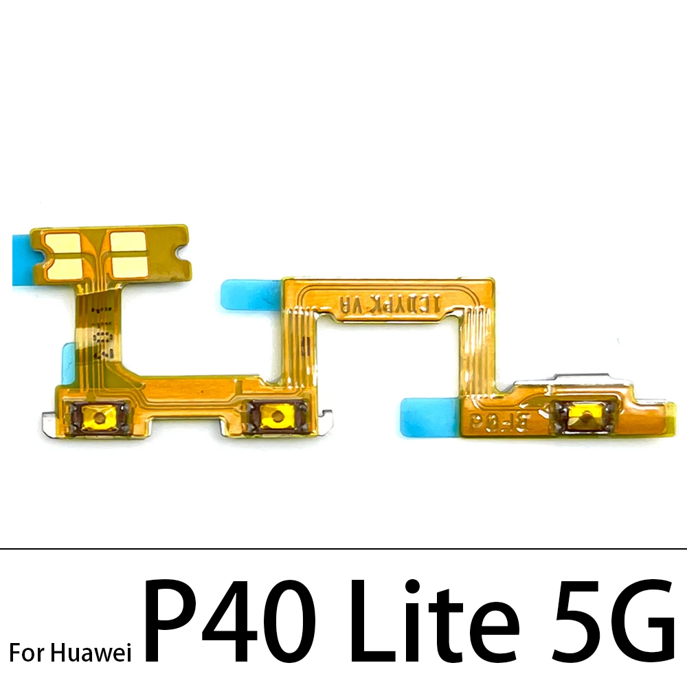 Quyền Lực Mới Vào Tắt Tập Nút Bên Chìa Khóa Cáp Mềm Cho Huawei P8 P9 P10 P20 P30 P40 Lite E 5G Pro Plus 2016