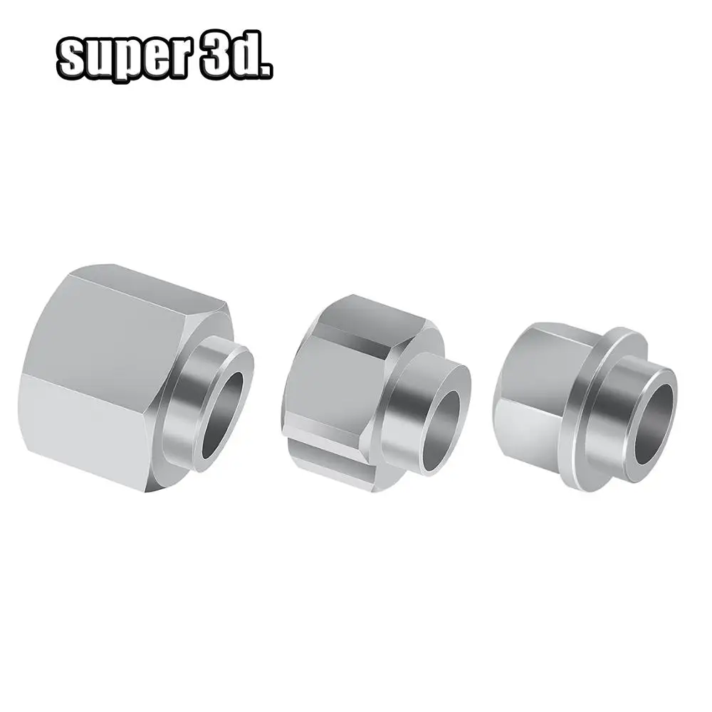5/10Pc 3D Máy In Openbuilds Lập Dị Không Gian Siêu Tốc V Bánh Xe Lập Dị Cột Cô Lập Vít Đai Ốc V-Khe Cắm Lỗ Khoan 5MM Tự Làm Các Bộ Phận