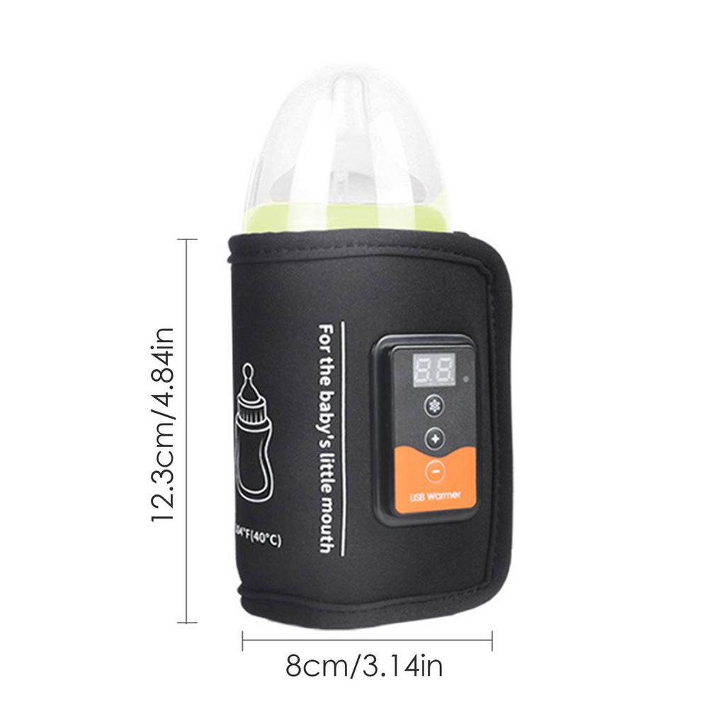 Sữa Bình Túi Giữ Nhiệt Ô Tô Di Động USB Làm Nóng Thông Minh Ấm Sữa Dụng Cụ Cách Nhiệt Bao Bé Bình