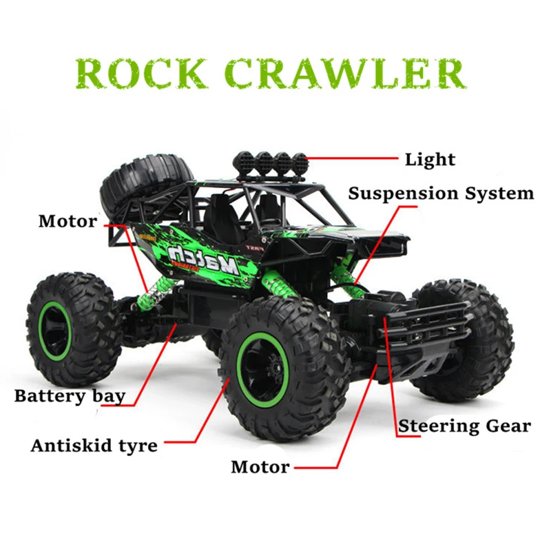 ZWN 1:12 / 1:16 4WD voiture RC avec lumières Led 2.4G voitures télécommandées Radio Buggy camions de commande tout-terrain garçons jouets pour enfants