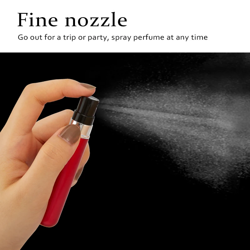 Chai Nước Hoa Bộ 8Ml 5Ml Lọ Chai Với Máy Bơm Xịt Trống Hộp Đựng Mỹ Phẩm Du Lịch Atomizer Chai Miễn Phí Vận Chuyển