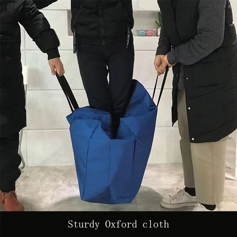 Unisex Công Suất Lớn Gấp Xách, Túi Đựng Đồ Du Lịch Túi Bảo Quản Quần Áo Dây Kéo Oxford Cuối Tuần Túi Mỏng Di Động Di Chuyển Túi Hành Lý