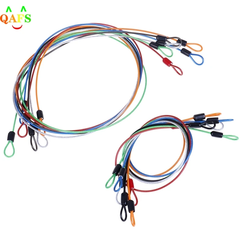 An Toàn Cáp Dây Thép 50Cm Cho Thể Thao Ngoài Trời Xe Đạp Móc Khóa Bảo Vệ An Ninh Hành Lý