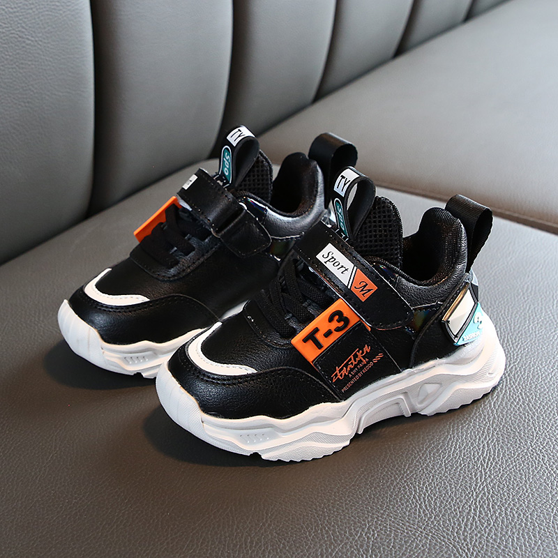 Cuir artificiel confortable mode bébé baskets chaussures automne hiver garçons et filles sport enfant en bas âge baskets chaussures pour bébé