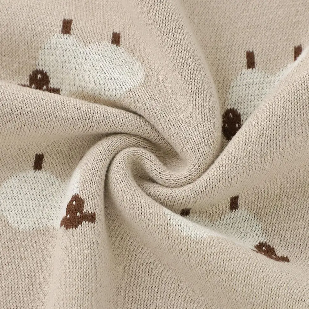 아기 담요 신생아 Swaddle Wrap 100*80 CM 코튼 니트 유아 어린이 유모차 침구 이불 슈퍼 부드러운 어린이 액세서리