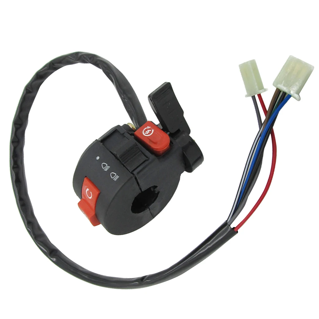 Interruptor esquerdo para ATV Quad Wheeler, 3 funções, 7 fios, 50 cc, 70 cc, 90 cc, 110 cc, 125cc, TaoTao SunL