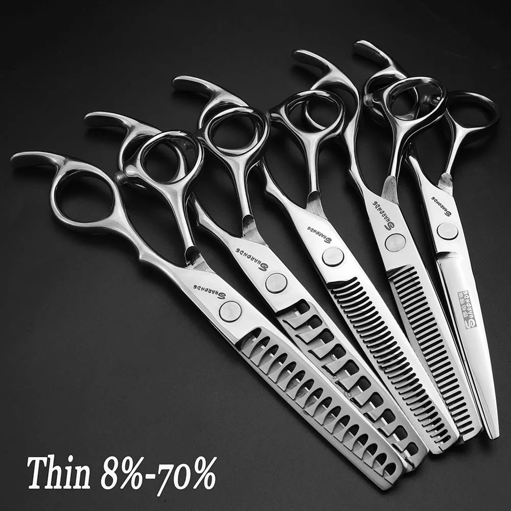 ASHADOW 6/6.5/7/7.5 Inch Kéo Nhật Bản Làm Tóc Chuyên Nghiệp Kéo Cắt Tóc Nét Cắt Tóc Kéo Cắt Mỏng Cắt